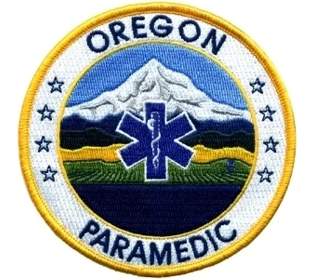 OR Oregon Emergency Medical Technician Paramedic Shoulder Patch