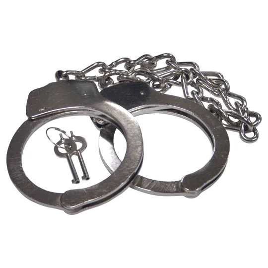Leg Cuffs Leg Irons Restraints Nickel Plated Steel