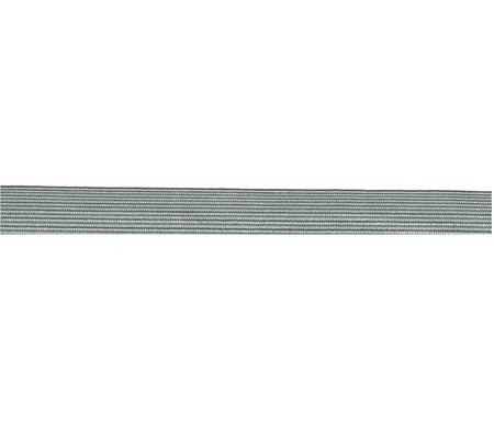 Uniform Sleeve Lace Braid Rank Stripe 1/2" Silver