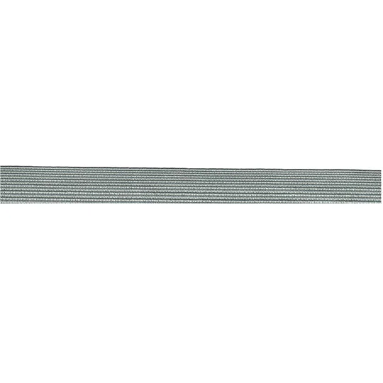 Uniform Sleeve Lace Braid Rank Stripe 1/2" Silver