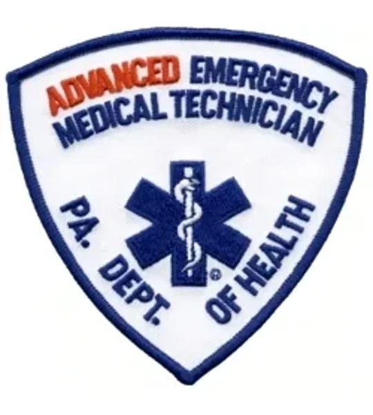 PA Pennsylvania Emergency Medical Technician Advanced Shoulder Patch
