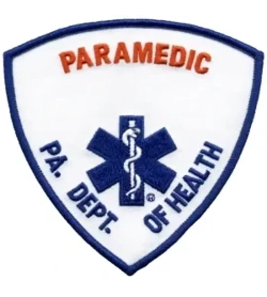 PA Pennsylvania Emergency Medical Paramedic Shoulder Patch