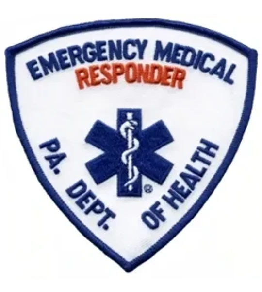 PA Pennsylvania Emergency Medical Responder EMR Shoulder Patch
