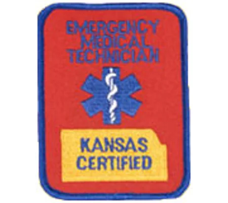 KS Kansas State Certified Emergency Medical Technician Patch