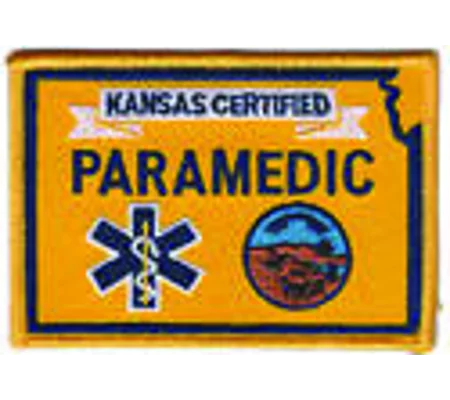 KS Kansas State Certified Emergency Paramedic Patch
