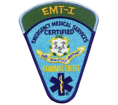 CT Connecticut EMS Emergency Medical Services EMTI Shoulder Patch