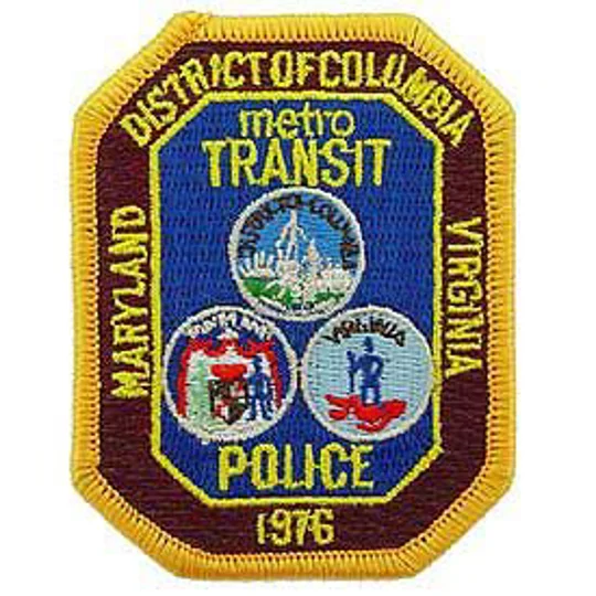 DC Metropolitan Metro Transit Police Department Patch