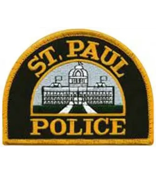 MN Minnesota State St Paul Police Shoulder Patch Black