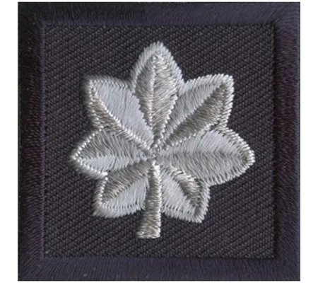 Major Leaf Embroidered Silver on Midnight Pair