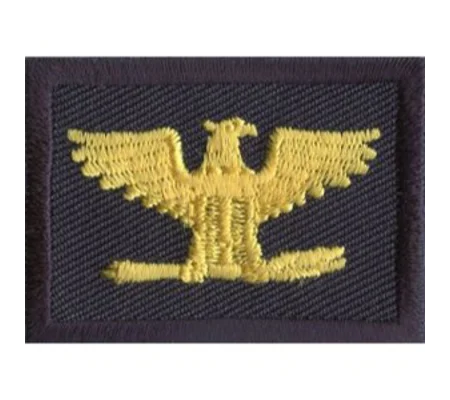 Colonel Embroidered Gold on Navy Pair