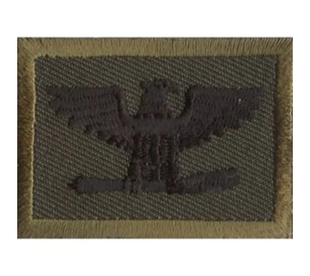 Colonel Embroidered Black on Olive Drab