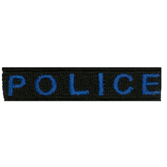 Mourning Band 1/2" Black with Police
