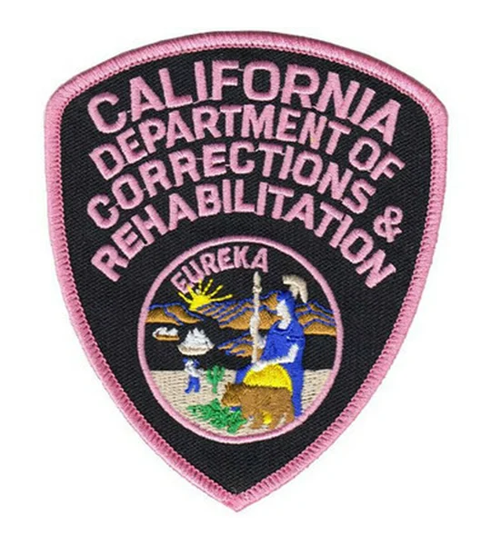 CA California State Department of Corrections Rehab Patch Pink