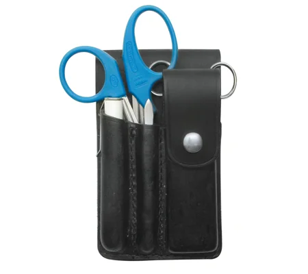 Leather Rescue Responder Paddle Hip Belt Holster Set