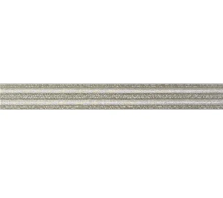 Uniform Sleeve Lace Braid Rank Stripe 1/2" Permasilver