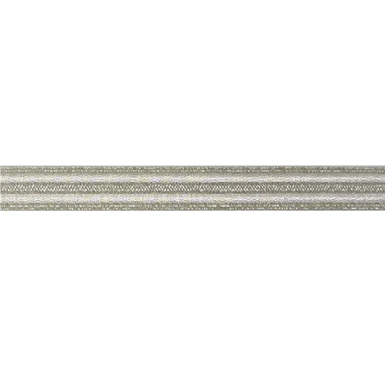 Uniform Sleeve Lace Braid Rank Stripe 1/2" Permasilver
