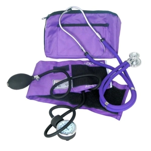 Sprague Rappaport Stethoscope BP Cuff Combo Kit Purple