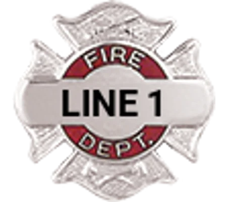 Custom Engraved Maltese Cross Tac Fire Dept