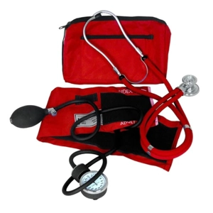 Sprague Rappaport Stethoscope BP Cuff Combo Kit Red