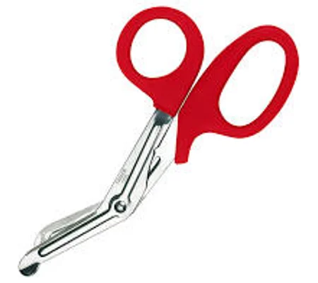 Emergency Trauma Shears Scissors 5.5 Small Red