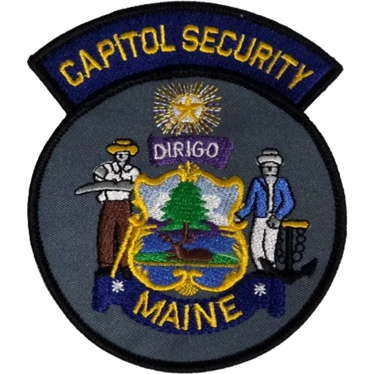 ME Maine State Police Capitol Security Shoulder Patch
