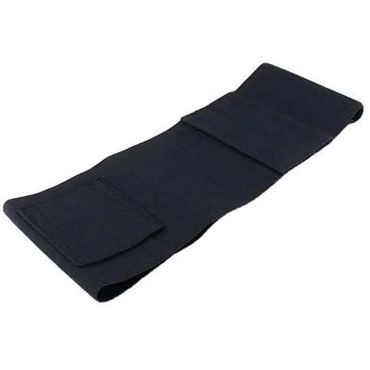 Black Concealed Belly Band Holster Medium Size