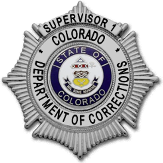 Colorado Department of Corrections Badge Supervisor 1