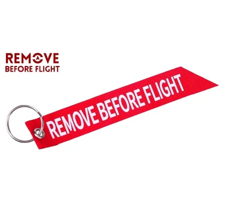 Remove Before Flight Key Chain Keychain