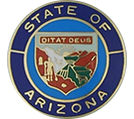 Collar Insignia Tac Pin State Seal AZ Arizona