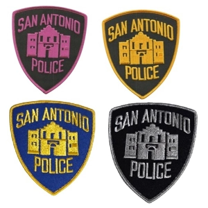 TX Texas Law San Antonio Police Shoulder Patch Collection of 4