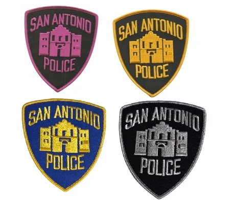 TX Texas Law San Antonio Police Shoulder Patch Collection of 4