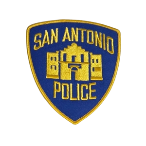 TX Texas Law Enforcement San Antonio Police Shoulder Patch Blue