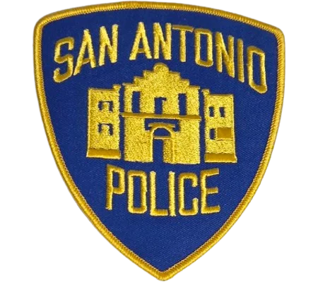TX Texas Law Enforcement San Antonio Police Shoulder Patch Blue