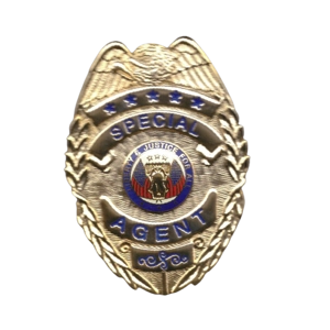 Special Agent Gold Breast Shield Badge