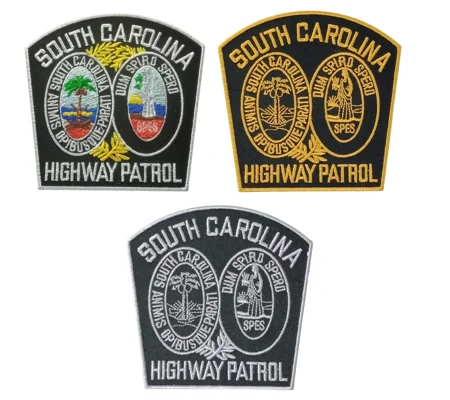 SC South Carolina Highway Patrol Police Shoulder Patch Collection All 3