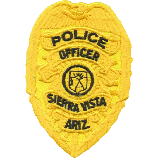 AZ Arizona State Sierra Vista Police Officer Patch