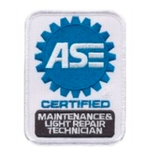 ASE Certified Maintenance & Light Repair Technician Shoulder Patch