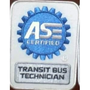 ASE Certified Transit Bus Technician Shoulder Patch