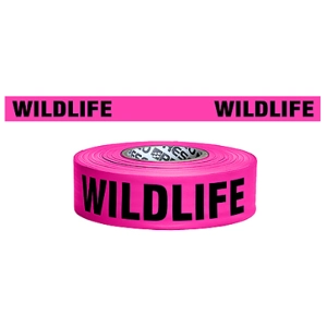 Printed Forestry Wildfire Flagging Tape Wildlife 150' Roll