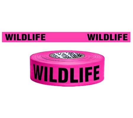 Printed Forestry Wildfire Flagging Tape Wildlife 150' Roll