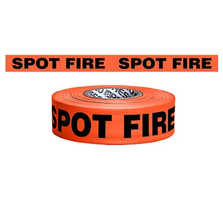 Printed Forestry Wildfire Flagging Tape Spot Fire 150' Roll