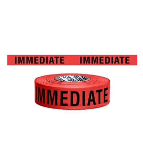 Triage Tape Printed Title Mass Causality MCI Red Immediate