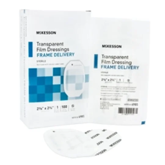 Transparent Film IV Dressing Octagon 2-3/8 X 2-3/4 Inch