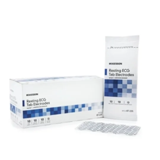 EKG Tab Electrode Resting Non-Radiolucent 10 per Card
