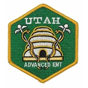 UT Utah State Emergency Medical Technician Advanced Shoulder Patch