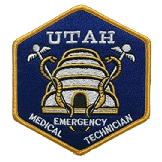 UT Utah State Emergency Medical Technician Shoulder Patch
