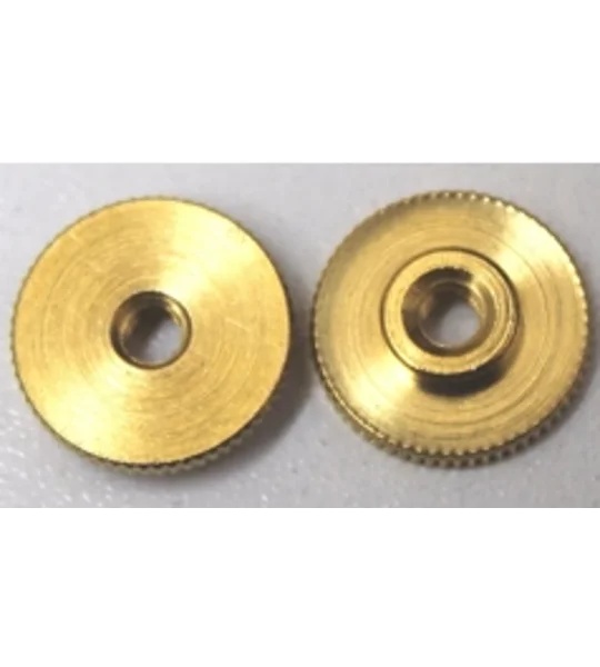 Brass Insignia Screw Back Nut Hat Device Backing