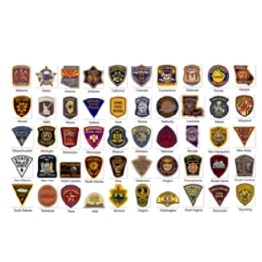 Highway Patrol State Police 50 State Patch Collection Full Size