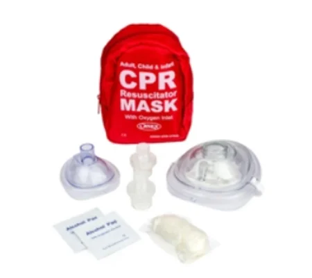 Adult and Infant CPR Face Mask Kit With Bag