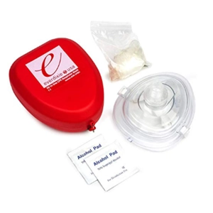 Adult Barrier CPR Mask with Case